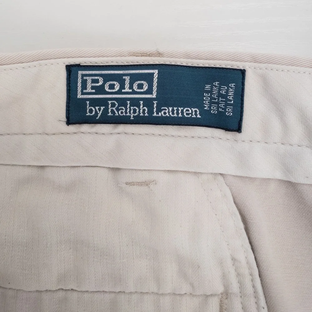 Polo Ralph Lauren Chino Shorts Mens 50 Big Tan Classic Fit Cotton Twill FITS 49